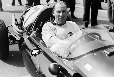 £3.99 • Buy Stirling Moss Photo Print Formula One 1 Vanwall 1958 British Grand Prix