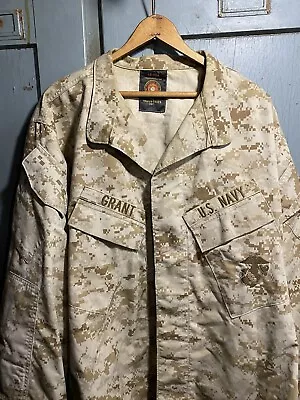 Patched Camo Navy/Marine Corps Tunic • $10