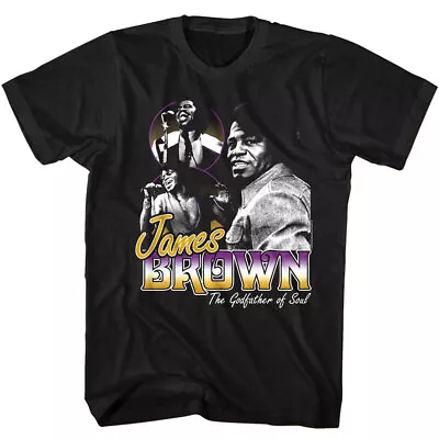 James Brown Godfather Of Soul Men's T Shirt Mr Dynamite Hardest Working Funk • $26.50