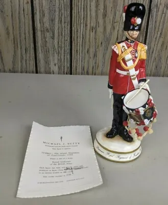 Michael Sutty Drummer Royal Regiment Of Fusiliers 1986 Limited Edition • $350