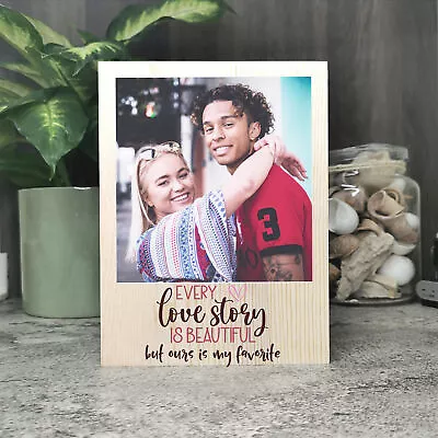 £9.99 • Buy Personalised Valentines Gifts Photo Frame For Wife Girlfriend Boyfriend Husband