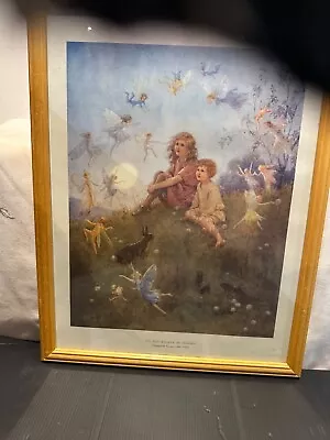 Do You Believe In Fairies -  Framed Print By Margaret Tarrant - 44cm Tall • £24.70