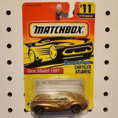 1996 MatchBox SuperFast 1997 Chrysler Atlantic #11 Of 75  Prototype • $4