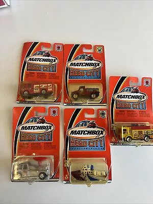 Lot Of (5)   2002 Matchbox Hero City • $15