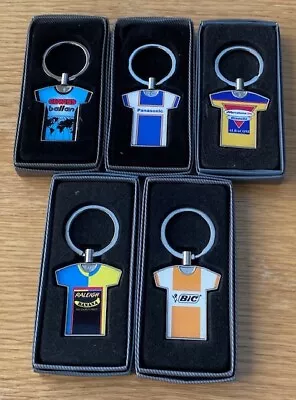 £5.75 • Buy Cycling Team Jersey Key Rings New And Boxed Select Your Choice Limited Supplies