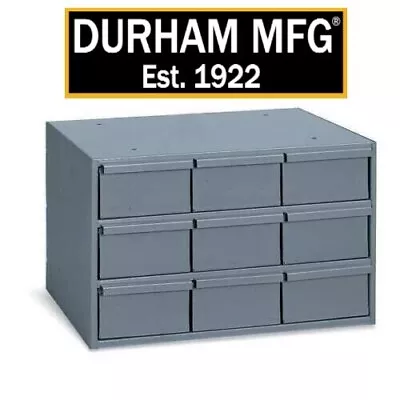 Metal 9 Bin Storage Drawer Cabinet Steel Parts Nuts Bolts Fasteners Screws NEW • $147.99