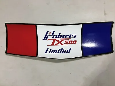 NOS Polaris 73 TX 500 Limited Hood Top Decal Vintage Snowmobile 7071278 • $48