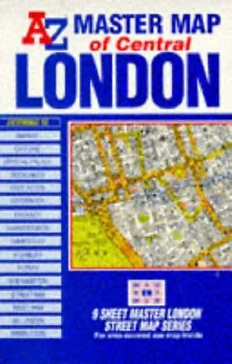 Centre Section (London Street Maps) By Geographers' A-Z Map Co Sheet Map Folded • £4.55