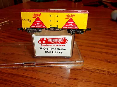 Roundhouse A 8941 N-scale Libby's Old Time Reefer #1446 • $13.75