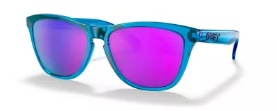 Oakley FROGSKINS 9013 ACID BLUE + PRIZM VIOLET + NEW ORIGINAL SUNGLASSES • $156.62