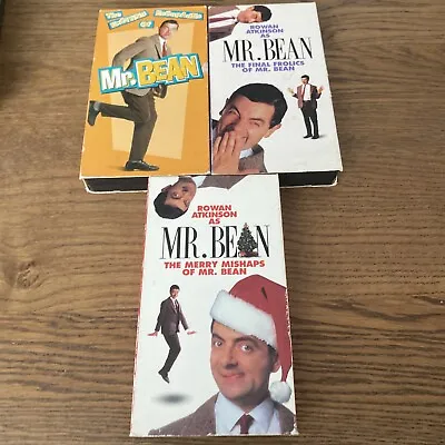 Mr. Bean VHS Tapes - Lot Of 3 - Rowan Atkinson (1989-1996) Vintage • $7.19
