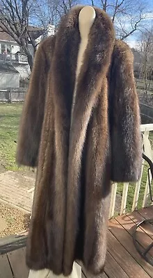 Fisher Sable  GYVENCHY HAUTE FOURRURE Fur Coat Extra Long Unisex • £2811.02