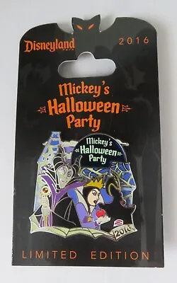DLR - Mickey's Halloween Party 2016 - Villains Square Disney Pin - LE 4000 • $32.99