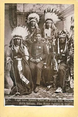 £4.20 • Buy Buffalo Bills Indians 1890 Native American Indian Photo Art Print Poster