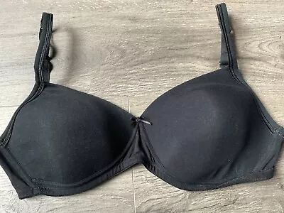 Marks & Spencer Ladies Non-wired Padded Brablack Colourssize 36d • £1