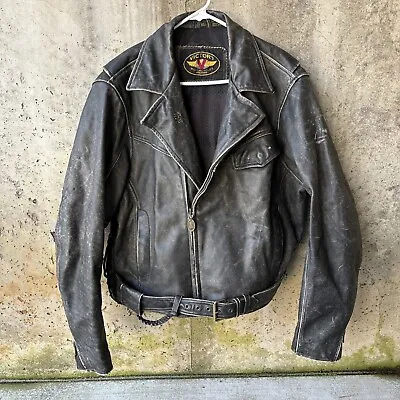 Victory Polaris Men’s XL Leather Jacket Beautiful Distressing • $159.99