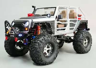 RC 1/10 JK Wrangler Truck Hard BODY SHELL Bikini Top W/ Nerf Bar Doors -KIT- • $69.99