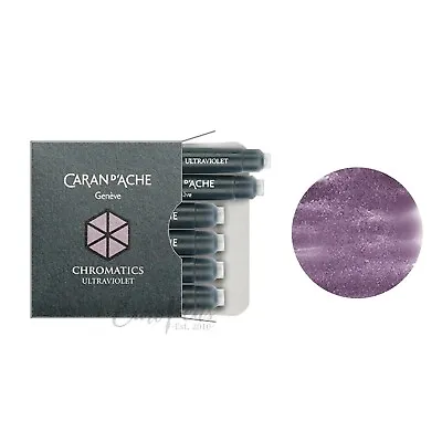 Caran D'Ache  Fountain Pen Ink Cartridges New Chromatics - Choose Colour • £5.95