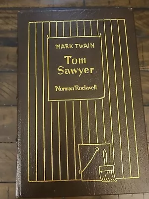 Easton Press Famous Edition ADVENTURES TOM SAWYER By Mark Twain  & Rockwell • $79.99