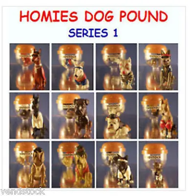 Homies Dog Pound Series #1 1:24 Scale New Mini Animal Figure Or Set You Pick  • $14.99