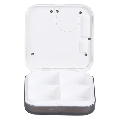 £11.85 • Buy (4 Grid Gray)Automatic Pill Dispenser Electronic Medicine Box Dust-Proof