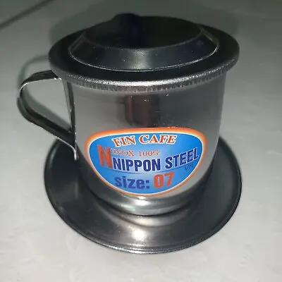Vietnamese Coffee Filter Stainless Steel Simple Drip Maker Infuser Ca Phe Phin B • $7.90