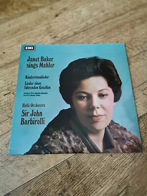 Janet Baker - Sings Mahler 1968 UK Vinyl LP • £4