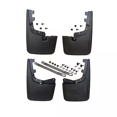 NEW OEM 21-24 Ford F150 Molded Black Splash Guards Mud Flaps Without Wheel Lips • $105.89