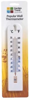 Thermometer 20cm Indoor Outdoor Temperature Wall Hanging Room Sensor No Mercury • $4.95