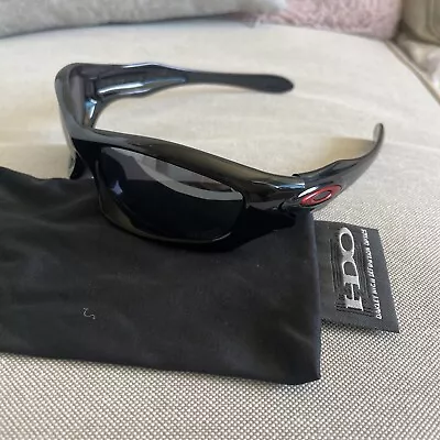 Oakley Monster Dog Ducati Polished Black Iridium 12-672 Red Icons Perfect • $280