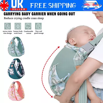 £13.45 • Buy 0-24 Months Newborn Baby Sling Dual Use Wrap Nursing Cover Carrier Breastfeeding