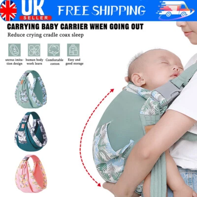 £13.45 • Buy 0-24 Months Newborn Baby Sling Dual Use Wrap Nursing Cover Carrier Breastfeeding