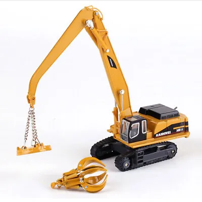 Material Handler Crane Construction Vehicle 1/87 Scale Diecast Engineering Toy • $30.33