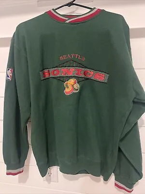 Vintage Seattle SuperSonics Crew Neck Sweatshirt - Starter. Size - Men’s Medium • $125