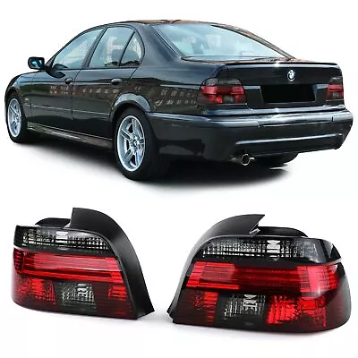 Tail Lights In Red Black For BMW 5 Series E39 Sedan From 1995-2000 • $95.26