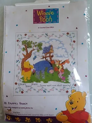 Brand New Larger Disney Winnie The Pooh 'eeyore's Bounce' Cross Stitch Kit. • £24.50