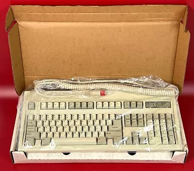 Vintage NOS Keytronic E03601Q AT/XT 5 Pin DIN Wired Computer Keyboard SEALED! • $89.99