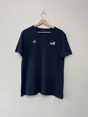 Alpine F1 Motor Racing Team Issue Factory T-shirt Size L Men's Le Coq Sportif • £12.50