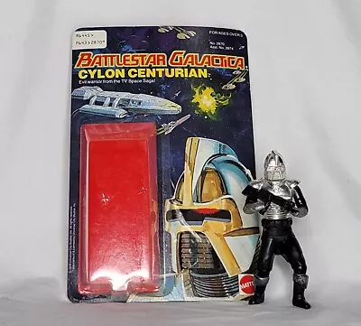 Battlestar Galactica Cylon Centurian Mattel 1978 Action Figure With Cardback • $100
