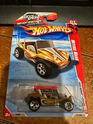 2010 Hot Wheels Race World - Beach Meyers Manx #177 Gold (Keys To Speed  Card) • $3.75