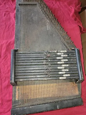 Vintage Autoharp Oscar Schmidt 36 String 12 Chord Bar Instrument Black • $55