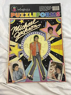 Michael Jackson 1983 Thriller Officially Licensed Puzzle By Colorforms • $10