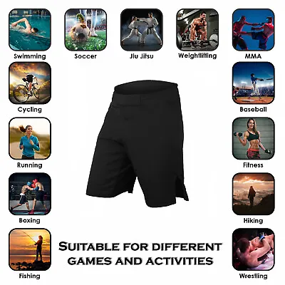 KOYES Kick Boxing MMA Shorts Cage Athletic Grappling Muay Thai Shorts • $13.50