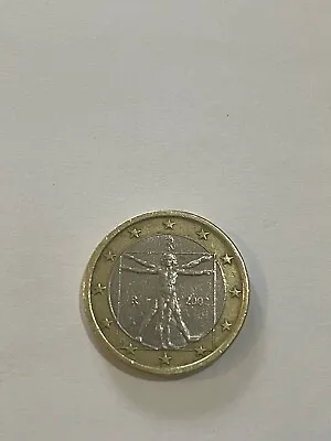 Rare 1 Euro Coin 2002 Leonardo Da Vinci Italy • £450