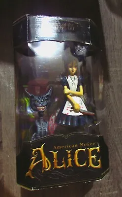 American McGee's Alice Action Figures ALICE And The CHESHIRE CAT - Milos 2000 • $90.99