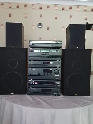 £200 • Buy Aiwa X -D90 HiFi System With Turntable, CD, Cassette Player.