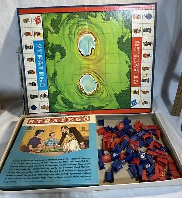 MILTON BRADLEY Vintage 1970 STRATEGO War Strategy Board Game #4916 COMPLETE • $19.99