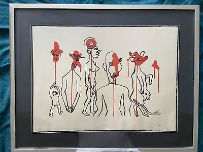 Alexander Calder Lithograph In Colors 1966 Circus 4 Pencil Signed Numbered 48/90 • $3500