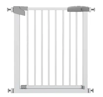 Metal Gate  Pressure Fit Safety Baby Gate For Stairs &Doors 76x83cm • £34.99