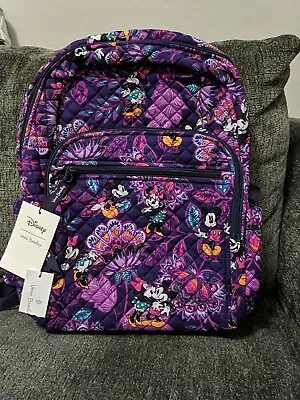 NWT Vera Bradley Campus Backpack Mickey & Minnie's Flirty Floral • $184